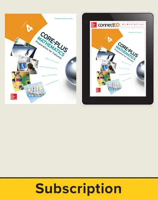 Core-Plus Mathematics Course 4, 1-year Teacher Bundle