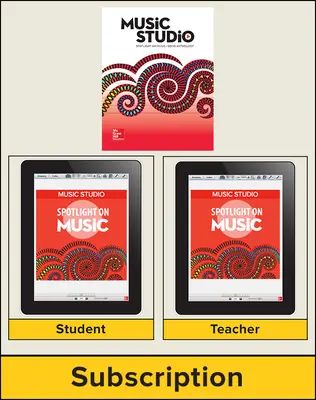 Spotlight on Music, Grade 1 Online Student Course Ten Seat Add-On, 6 Year Subscription