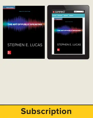 Lucas, The Art of Public Speaking, 2015, 12e, Standard Student Bundle, 6-year subscription
