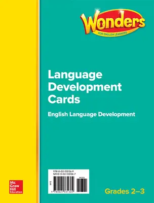 Wonders for English Learners G2-3 Language Development Cards Wonders for English Learners G2-3 Language Development Cards