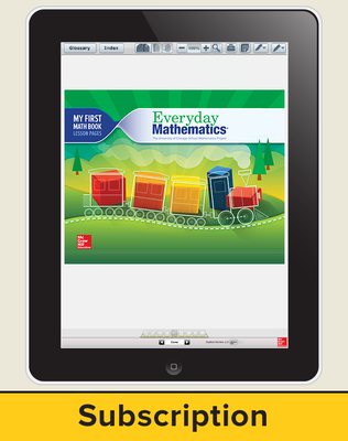 Everyday Mathematics 4, Grade K, All-Digital Student Material Set - 5 Year Subscription