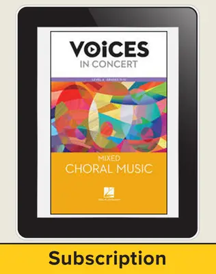 Hal Leonard Voices in Concert, Level 4: Mixed Choral Music Teacher Course, Grades 11-12, 6-Year