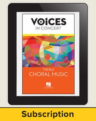 Hal Leonard Voices in Concert, Level 1A: Treble Sight-Singing Teacher Course, Grade 6, 6-Year