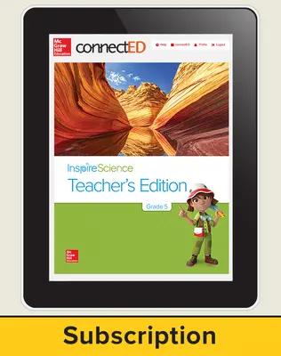 Inspire Science Grade 5, Online Teacher Center, 1-Year Subscription