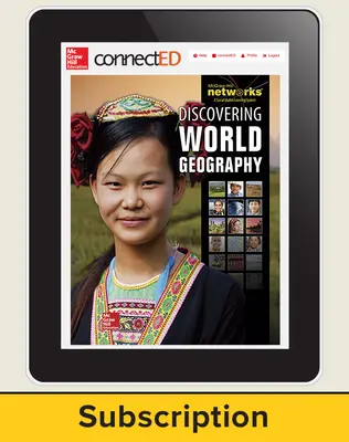 Discovering World Geography, Complete Classroom Set, Digital 1-Year Subscription
