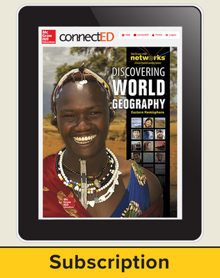 Discovering World Geography, Eastern Hemisphere, Complete Classroom Set, Digital 1-Year Subscription