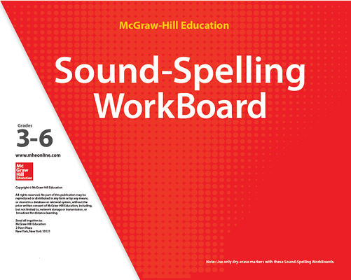 Reading Wonderworks Sound-Spelling WorkBoards Grades 3-6
