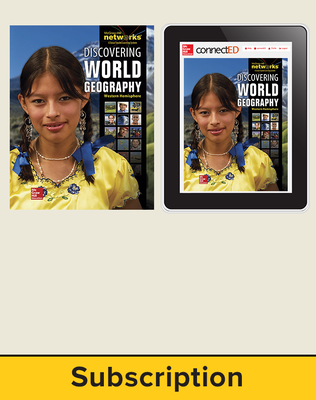 Discovering World Geography, Western Hemisphere, Complete Classroom Set, Print and Digital 1-Year Subscription