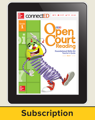 Open Court Reading Foundational Skills Kit Teacher License, 1-year subscription Grade 1