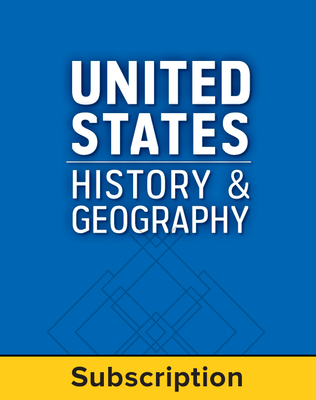 United States History and Geography, LearnSmart, Student Edition, Embedded, 1-year subscription