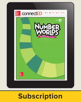 Number Worlds Level A, Student License, 1-year subscription, 5 students