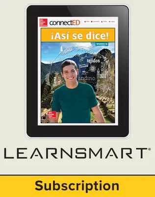 Asi se dice Level 1B, Student Learning Center with LearnSmart Bundle, 1-year subscription