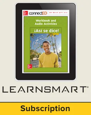 Asi se dice Level 3, Student Learning Center with LearnSmart Bundle, 1-year subscription