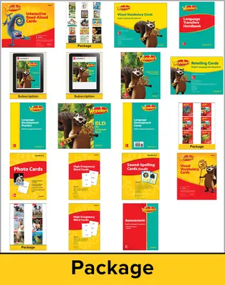 Wonders EL Support Comprehensive Kit w/6 Year Subscription, Grade 1