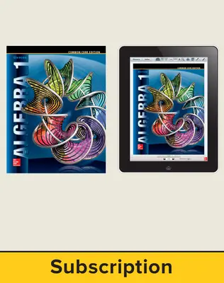 PTO-MIX Algebra 1 Student Edition with eStudent Edition,5-year subscription