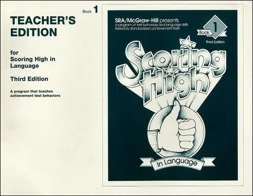 Scoring High in Language Grade 1 Teacher Edition