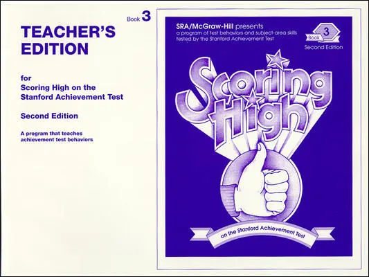 Scoring High on the SAT/9, Teacher Edition, Grade 3