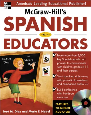 McGraw-Hill's Spanish for Educators w/Audio CD