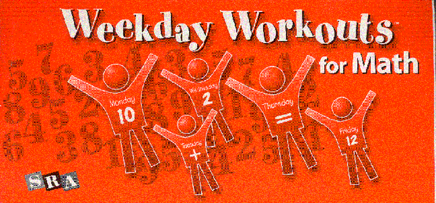 Weekday Workouts for Math, Student Booklet 10-Pack Grade 1