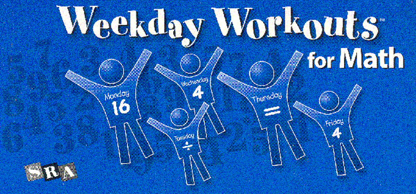 Weekday Workouts for Math, Student Booklet 10-Pack Grade 4