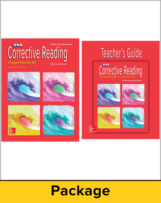 Corrective Reading Comprehension Level B1, Teacher Materials Package