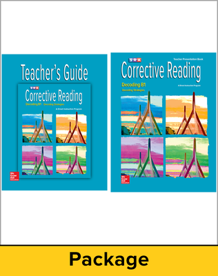 Corrective Reading Decoding Level B1, Teacher Materials Package