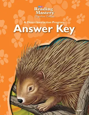 Reading Mastery Reading/Literature Strand Grade 1, Answer Key