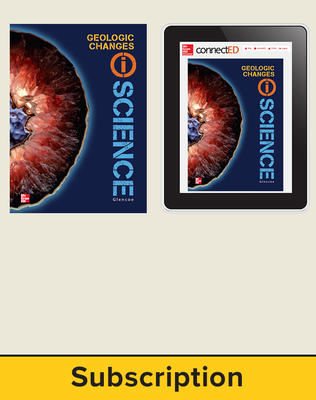 Glencoe Earth & Space iScience, Grade 6, Digital & Print Student Bundle, 6-year subscription