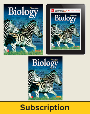 Glencoe Biology, Student Edition w/StudentWorks Plus Online, 1 year subscription