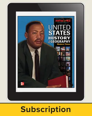 United States History and Geography: Modern Times, Student Learning Center, 1-Year Subscription