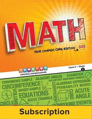 Glencoe Math, Course 2, eTeacherEdition Online, 1-year Subscription