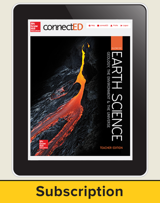 Earth Science: GUE, eTeacher Edition, 1-year subscription