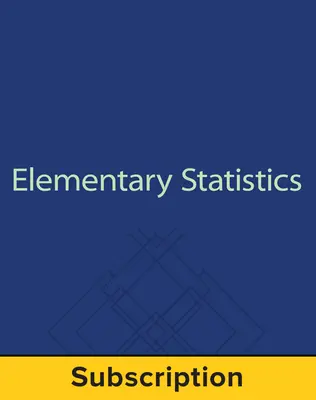 Bluman, Elementary Statistics: A Step by Step Approach, © 2015 9e, Premium Print Bundle, 6-year subscription