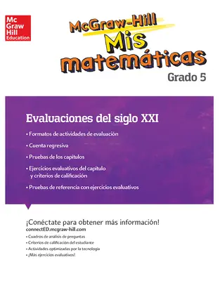 MH My Math 21st Century Assessment Grade 5 Spanish MH My Math 21st Century Assessment Grade 5 Spanish
