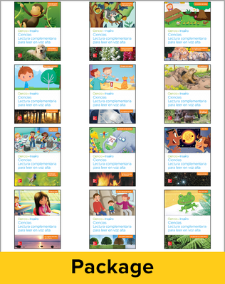 Inspire Science Grade 1, Spanish Paired Read Aloud Class Set, 1 Each of 12 Books (2 titles, 6 modules, 1 copy)
