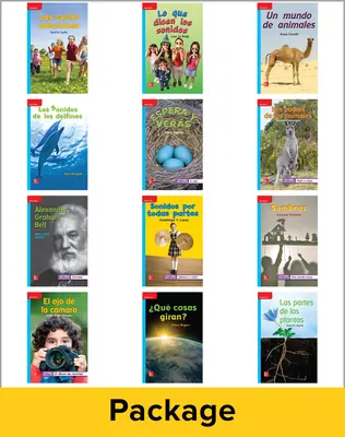 Inspire Science Grade 1, Spanish Leveled Reader Class Set, 1 Each of 12 Titles (On Level)