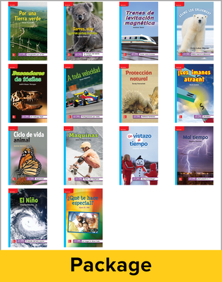 Inspire Science Grade 3, Spanish Leveled Reader Library, 6 Each of 14 Titles (On Level)