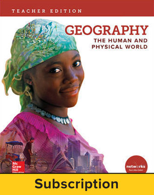 Geography: The Human and Physical World, Teacher Lesson Center, 1-year subscription