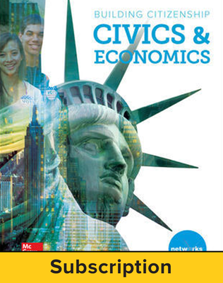 Building Citizenship: Civics & Economics, Student Learning Center, 1-year subscription