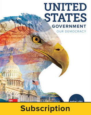 United States Government: Our Democracy, Student Learning Center, 1-year subscription