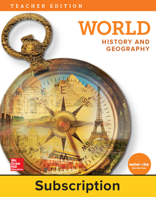World History and Geography, Teacher Lesson Center, 1-year subscription