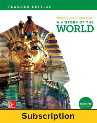 Discovering Our Past: A History of the World, Teacher Lesson Center, 1-year subscription