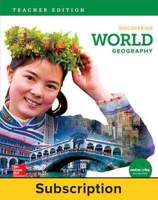 Discovering World Geography, Teacher Lesson Center, 1-year subscription