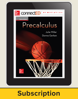 Miller, Precalculus, 2017, 1e, ConnectED eBook, 1-year subscription