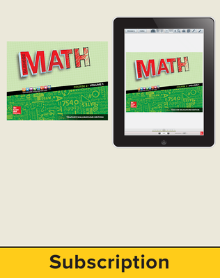 Glencoe Math 2016, Course 2 Complete Teacher Bundle, 6-year subscription