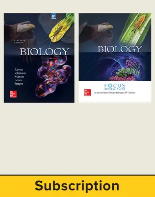 Raven, Biology, 2017, 11e (AP Edition) Student Print Bundle (Student Edition with AP Focus Review Guide)