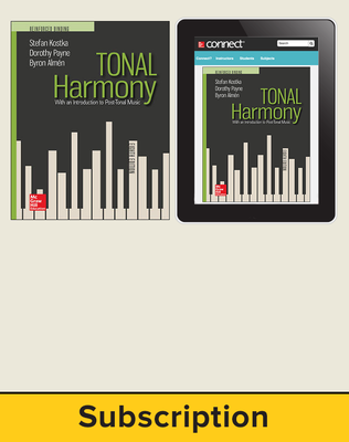 Kostka, Tonal Harmony, 2018, 8e, Standard Student Bundle, 1-year subscription