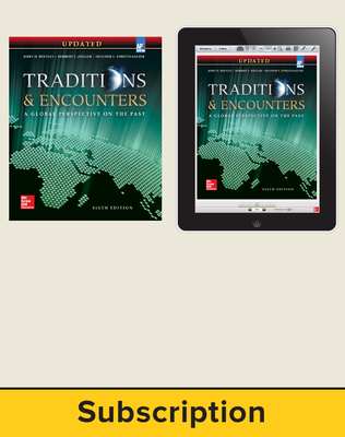 Bentley, Traditions & Encounters: A Global Perspective on the Past UPDATED AP Edition, 2017, 6e, Student Bundle, 1-Year Subscription (Student Edition with ConnectED eBook)