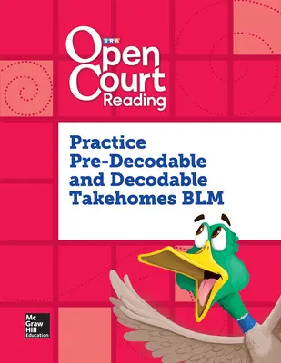 Open Court Reading, Practice PreDecodable and Decodable Takehome Book Blackline Master, Grade K