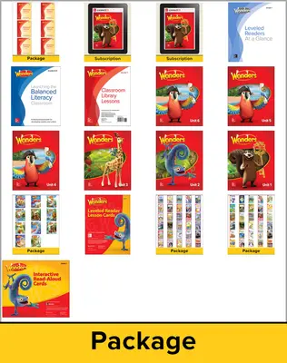 Wonders Balanced Literacy, Grade 1 Comprehensive Package, 6-year subscription